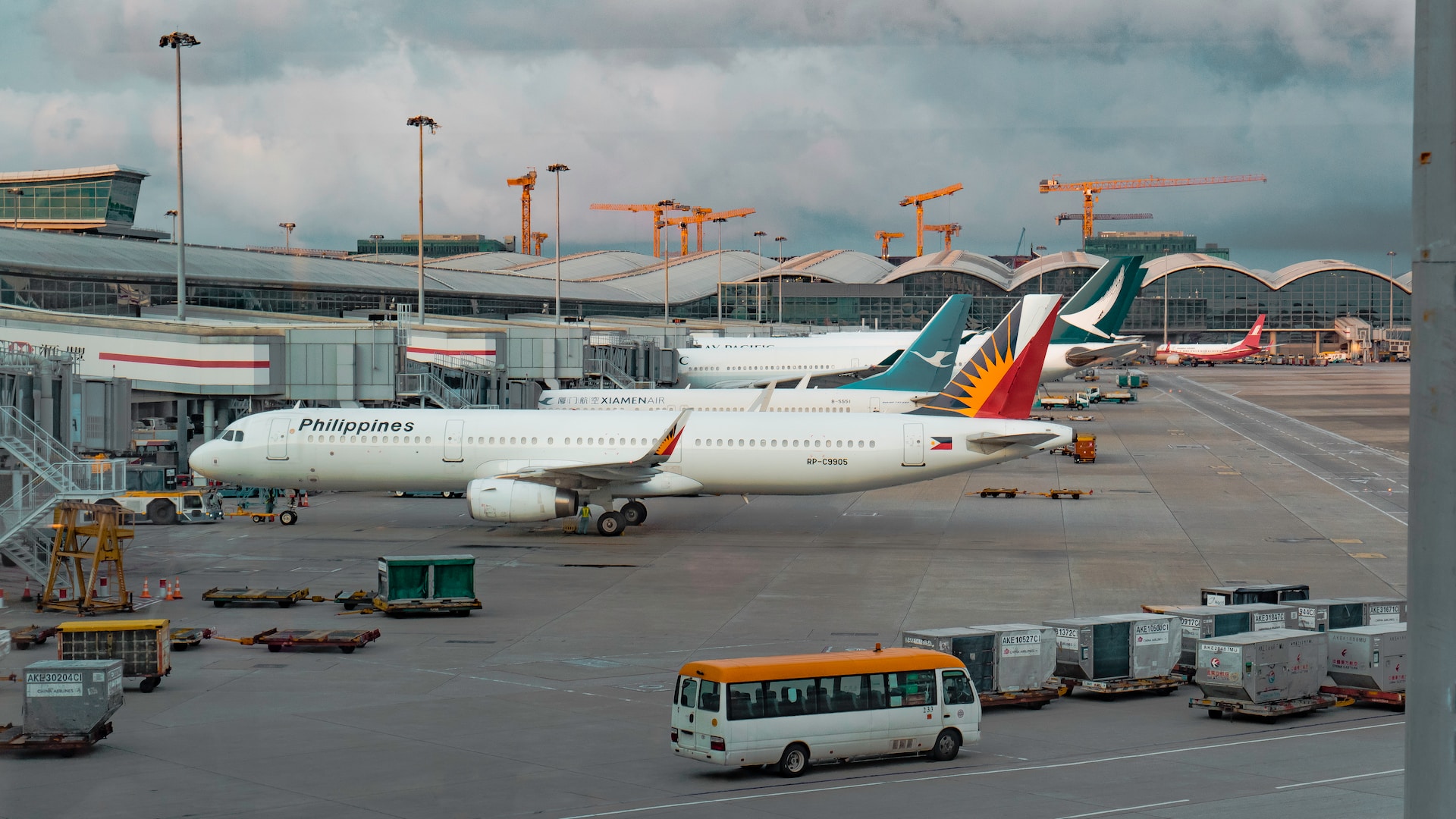 Philippine Airlines on the tarmac