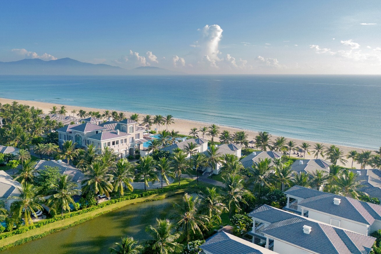 Danang Marriott Resort The beachfront resort offers traveler tranquil oasis with lots of family fun activities