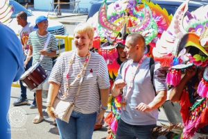 Nearly 100 tourists from Irkutsk arrived at the Kalibo International Airport on October 25, 2025 during the inaugural flight of IrAreo Airline between Russia and the Philippines. The passengers, many of them young couples and families, were warmly received with a traditional cultural presentation by local dancers and drummers.