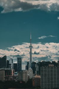 Scenic View of Toronto Skyline Featuring CN Tower. Photo by Aidan Hunnisett: https://www.pexels.com/photo/scenic-view-of-toronto-skyline-featuring-cn-tower-35551344/